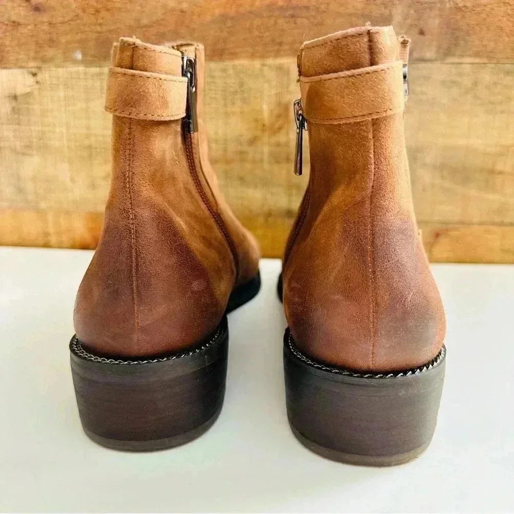 Franco Sarto Brandy Leather Ankle Boots